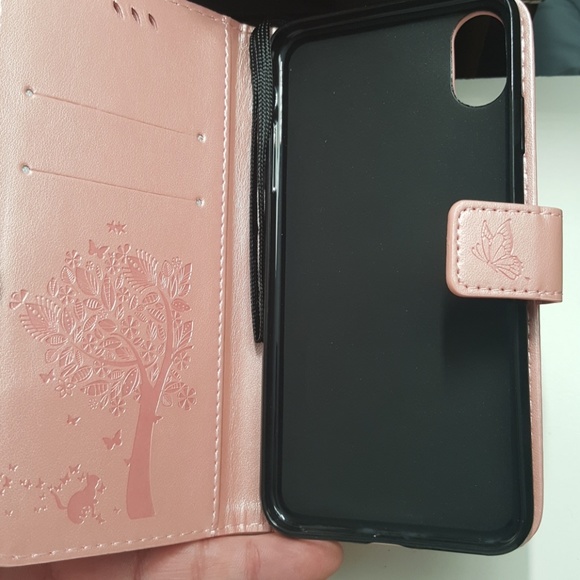 Wallet case for iphone xs max 6.5" color goldrose - Picture 4 of 8